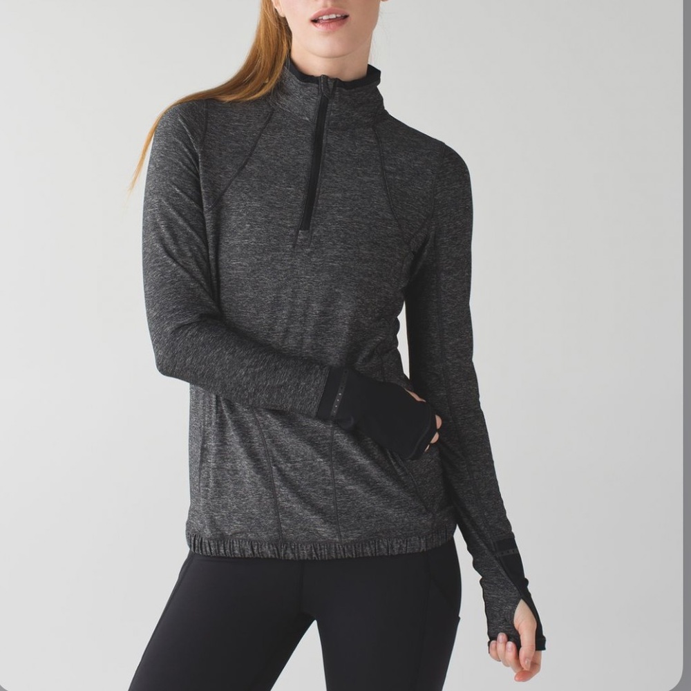 Lululemon Pace Pusher 1/2 Zip Long Sleeve Pullover Sz 8